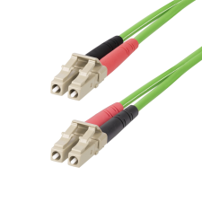 Startech LCLCL-25M-OM5-FIBER optikai patch kábel LC Duplex 25m - Zöld kábel és adapter