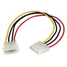 Startech LP4POWEXT12 Molex LP4 (apa - anya) kábel 0.3m kábel és adapter
