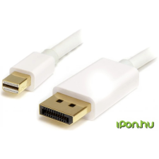 Startech Mini DisplayPort Átalakító Fehér 1m MDP2DPMM1MW kábel és adapter