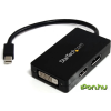 Startech Mini DisplayPort Átalakító Fekete 15cm MDP2DPDVHD