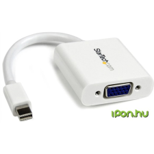 Startech Mini DisplayPort VGA/D-Sub Átalakító Fehér 12cm MDP2VGAW kábel és adapter