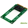 Startech mSATA SATA Átalakító Zöld 7cm MSAT2SAT3