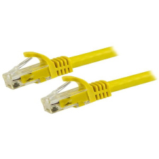 Startech - N6PATC1MYL UTP CAT6 Patch kábel 1m Sárga kábel és adapter