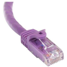 Startech N6PATC3MPL hálózati kábel Lila 3 M Cat6 U/UTP (UTP) kábel és adapter