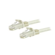 Startech N6PATC3MWH UTP CAT6 Patch kábel 3m Fehér kábel és adapter