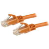 Startech N6PATC50CMOR UTP CAT6 Patch kábel 0.5m - Narancssárga