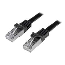 Startech N6SPAT1MBK S/FTP CAT6 Patch kábel 1m Fekete kábel és adapter
