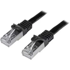 Startech N6SPAT50CMBK hálózati kábel Fekete 0,5 M Cat6 SF/UTP (S-FTP) kábel és adapter