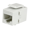 Startech - Startech C6KEYCOUPLWH CAT 6 RJ45 csatlakozóaljzat Fehér