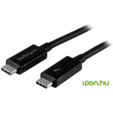 Startech Thunderbolt 3 Összekötő Fekete 2m TBLT3MM2M kábel és adapter