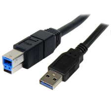 Startech USB3SAB3MBK USB 3.0 A - USB B adatkábel 3m - Fekete kábel és adapter