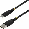Startech USB 2.0 Type A - Type C Összekötő Fekete 2m USB2AC2MBR