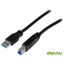 Startech USB 3.0 Átalakító Fekete 2m USB3CAB2M kábel és adapter