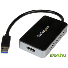 Startech USB 3.0 HDMI Átalakító Fekete 16cm USB32HDEH kábel és adapter