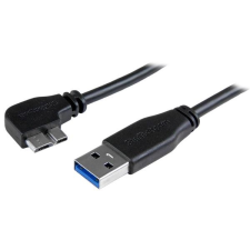 Startech USB 3.0 USB 3.0 Micro-B Átalakító Fekete 1m USB3AU1MLS kábel és adapter