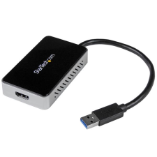 Startech USB-A 3.0 apa - HDMI + USB-A anya adapter - Fekete/Szürke kábel és adapter