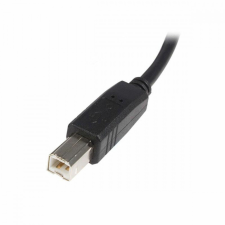 Startech USB A - USB B Kábel Startech USB2HAB3M Fekete kábel és adapter