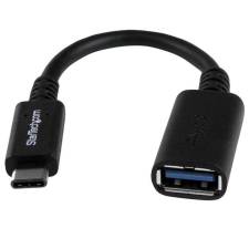 Startech USB A - USB C Kábel Startech USB31CAADP Fekete kábel és adapter
