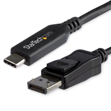 Startech USB C DisplayPort Adapter Startech CDP2DP146B (1,8 m) Fekete kábel és adapter