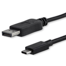 Startech USB C DisplayPort Adapter Startech CDP2DPMM1MB Fekete 1 m kábel és adapter