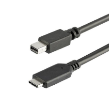Startech USB C Mini DisplayPortAdapter Startech CDP2MDPMM1MB Fekete 1 m kábel és adapter