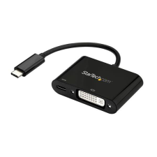 Startech USB-C TO DVI WITH USB PD kábel és adapter
