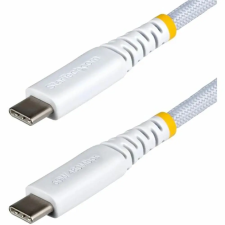 Startech USB-C töltőkábel 60W PD - 1m fehér USB2CC1MNCBRWH kábel és adapter