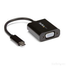 Startech USB C–VGA Adapter Startech CDP2VGA Fekete kábel és adapter