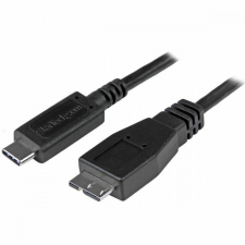 Startech USB Kábel - Micro USB Startech USB31CUB1M USB C Micro USB B Fekete kábel és adapter