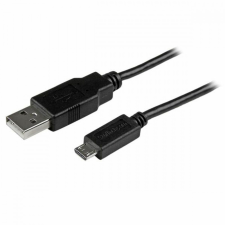 Startech USB Kábel - Micro USB Startech USBAUB2MBK Fekete kábel és adapter