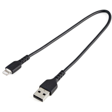 Startech USB Lightning Töltő/adatkábel Fekete 30cm RUSBLTMM30CMB kábel és adapter