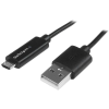 Startech USB Micro USB Átalakító Fekete 1m USBAUBL1M