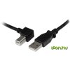Startech USB Összekötő Fekete 2m USBAB2ML