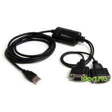 Startech USB Soros Átalakító Fekete 1.8m ICUSB2322F kábel és adapter