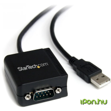Startech USB Soros Átalakító Fekete 2.4m ICUSB2321FIS kábel és adapter