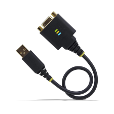 Startech USB Soros Átalakító Fekete 30cm 1P1FFCN-USB-SERIAL kábel és adapter