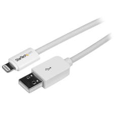 Startech USBLT3MW Lightning - USB adat/töltőkábel 3m - Fehér mobiltelefon kellék