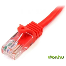 Startech UTP CAT5E Összekötő Piros 3m 45PAT3MRD kábel és adapter