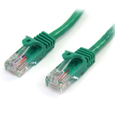 Startech UTP CAT5E patch kábel 3m Zöld kábel és adapter