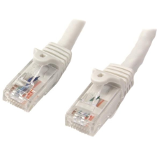 Startech UTP CAT6 Összekötő Fehér 10m N6PATC10MWH kábel és adapter
