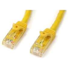 Startech UTP CAT6 Összekötő Sárga 10m N6PATC10MYL kábel és adapter