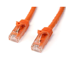 Startech UTP CAT6 patch kábel 1m Narancs kábel és adapter