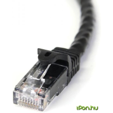 Startech UTP Összekötő Fekete 10m N6PATC10MBK kábel és adapter