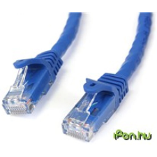Startech UTP Összeköto Kék 1m N6PATC1MBL kábel és adapter