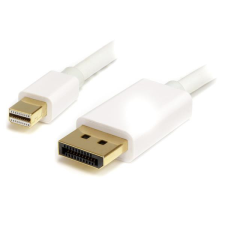 Startech - White Mini DisplayPort to DisplayPort 1.2 Adapter Cable - 2M kábel és adapter