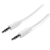 Startech - White Slim 3.5mm Stereo Audio Cable - 2M