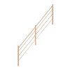 StarWood Treppen StarWood fakorlát bükkfa balra FSC®