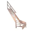 StarWood Treppen StarWood Rhodos bükkfa lépcső balra forduló fakorlát FSC®