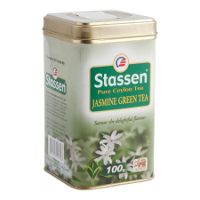 Stassen Fémdobozos jázminos zöld tea, 100 g tea
