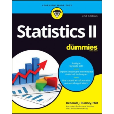  Statistics II for Dummies idegen nyelvű könyv